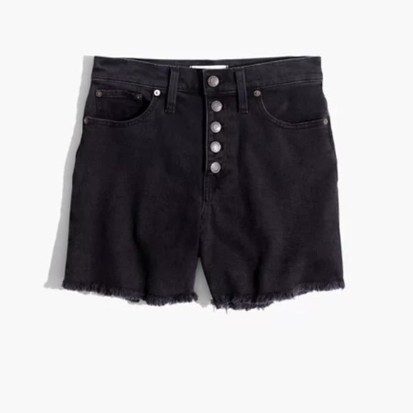 Madewell Black Jean Shorts - Picture 3 of 7